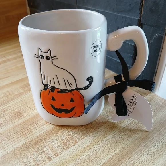 Rae Dunn "Feline Spooky" Large NWT Large Coffee Mug - Picture 2 of 7